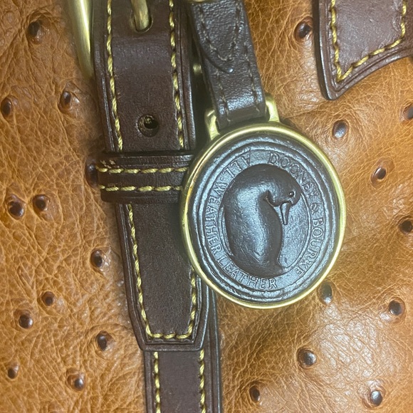 Dooney & Bourke Ostrich Bristol Florentine Leather  with Dooney Charms - Picture 14 of 16